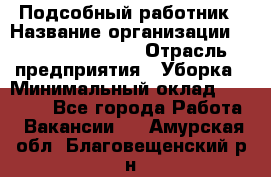 Подсобный работник › Название организации ­ Fusion Service › Отрасль предприятия ­ Уборка › Минимальный оклад ­ 17 600 - Все города Работа » Вакансии   . Амурская обл.,Благовещенский р-н